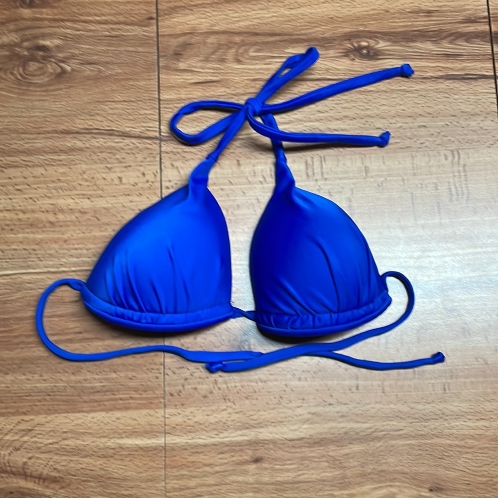 Royal Blue Bikini Top